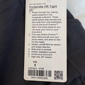 Lululemon Athletica High-Rise Tights in Charcoal